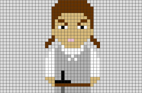 Game of Thrones Arya Pixel Art