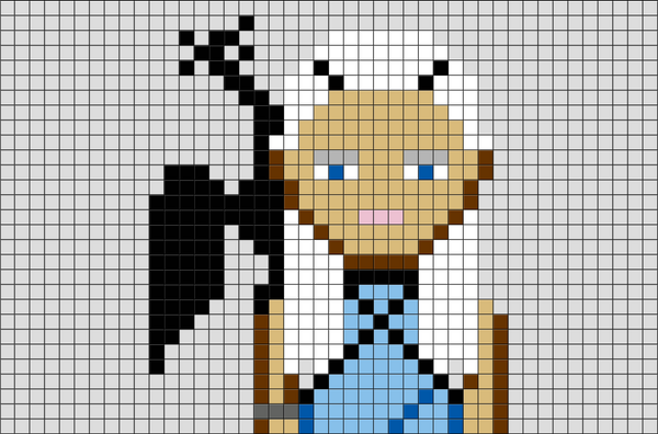 Game of Thrones Daenerys Pixel Art