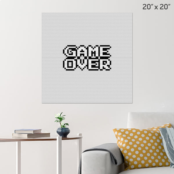 Game Over Brick Poster