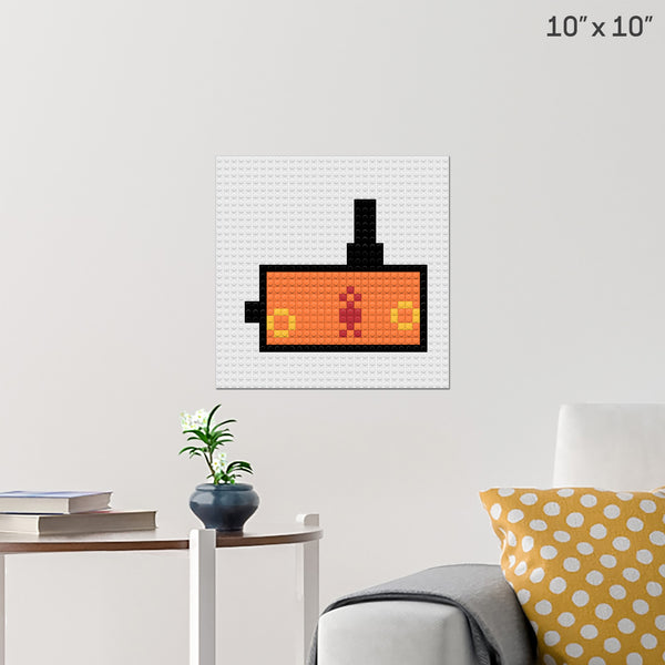 gameboy Brick Poster