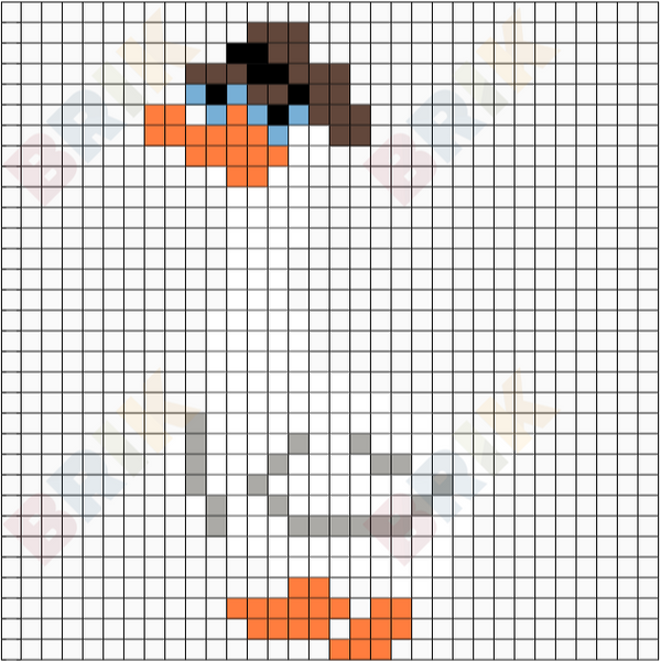 Gary the Gander Pixel Art