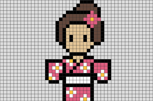 Geisha Pixel Art
