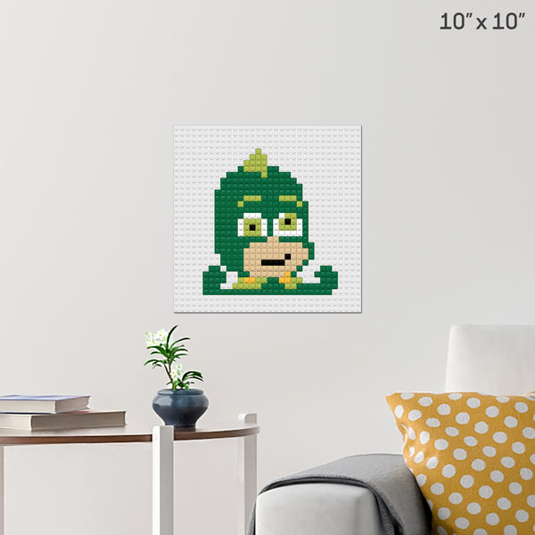 Gekko Brick Poster
