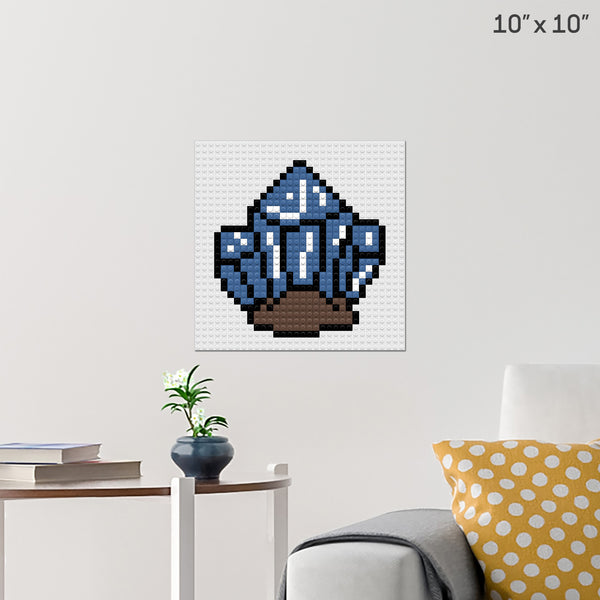Gemstone Brick Poster