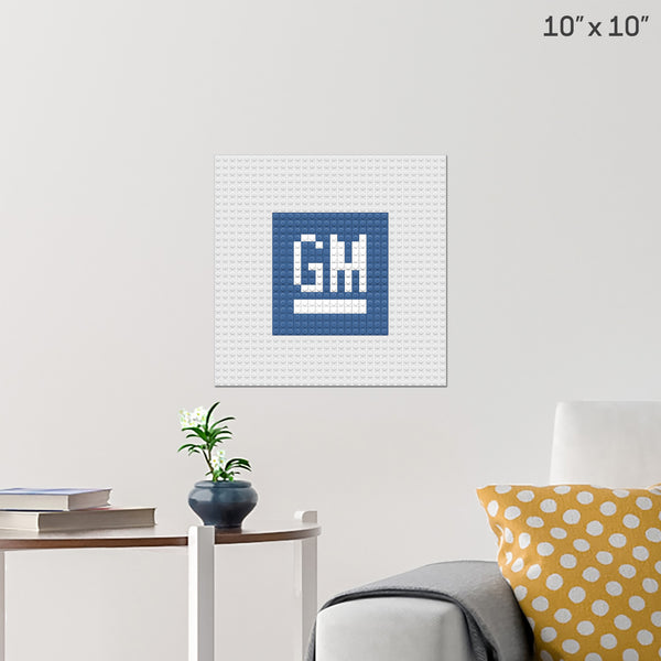 General Motors Brick Poster