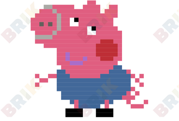 George Pig Pixel Art