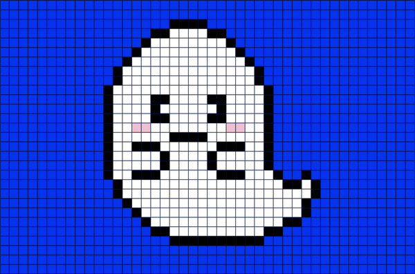 Ghost Pixel Art