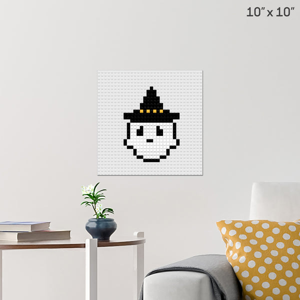 Ghost Witch Brick Poster
