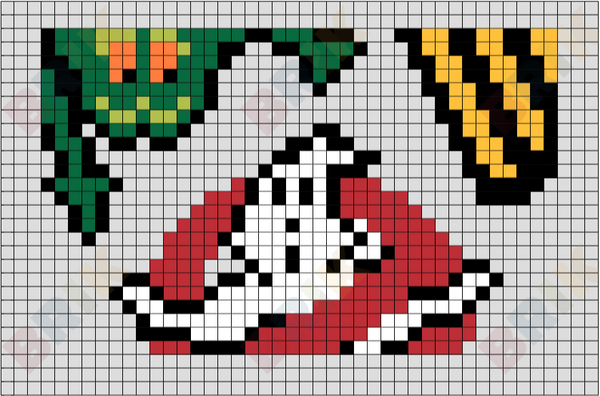 Ghostbuster Pixel Art