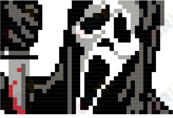 Ghostface Pixel Art