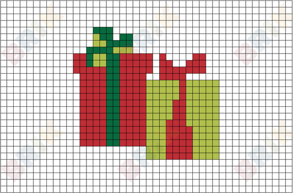 Gifts Pixel Art