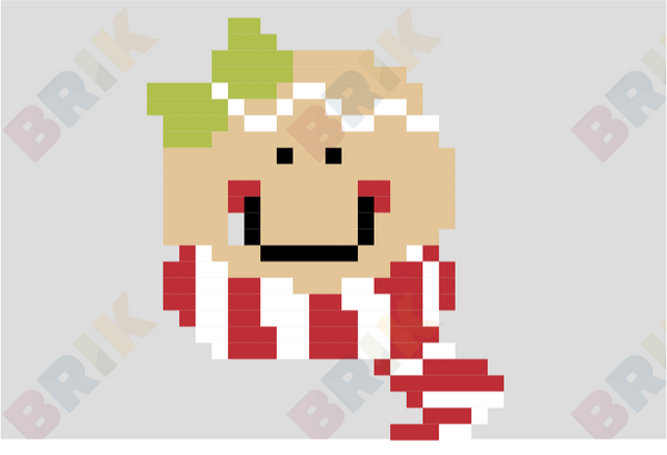 Gingerbread Man Pixel Art