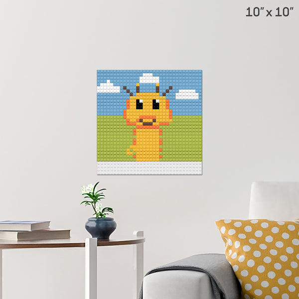 giraf Brick Poster