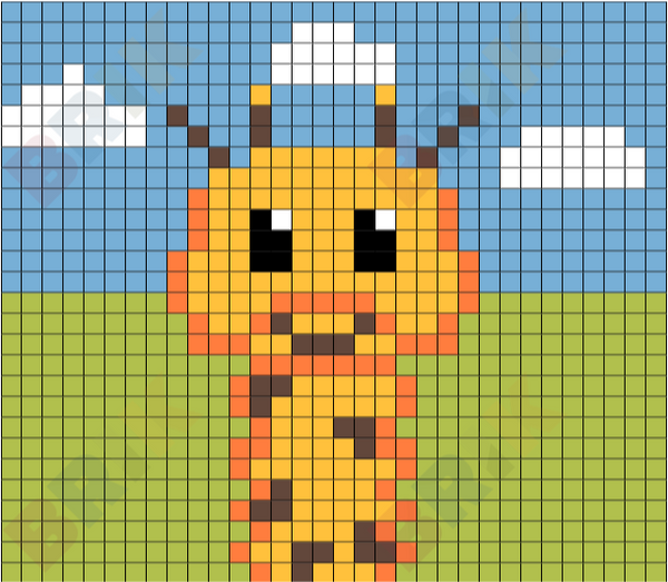 Giraffa lego