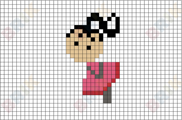 Girl Pixel Art