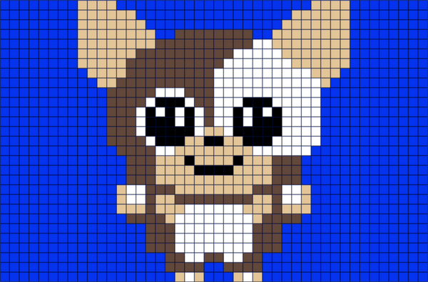 Gizmo Gremlins Pixel Art