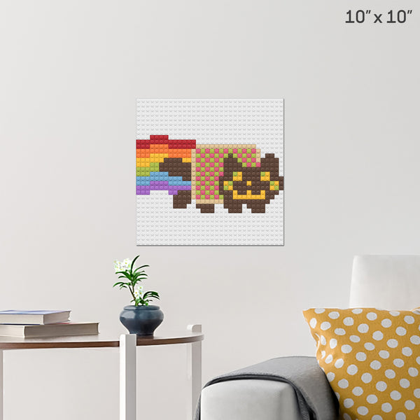 go weird Brick Poster