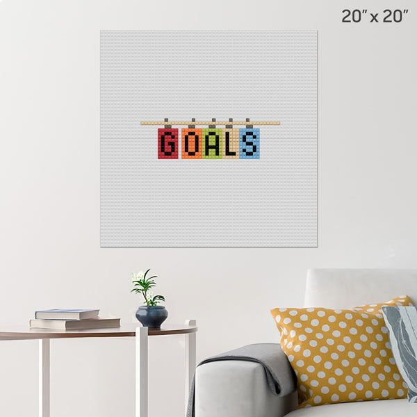 Goals Brick Poster