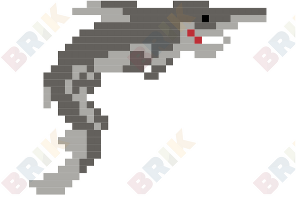 Goblin Shark Pixel Art