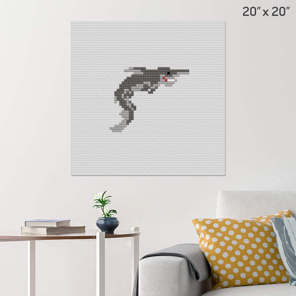 Goblin Shark Brick Poster