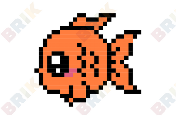 Goldfish Pixel Art