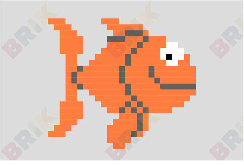 Goldfish Pixel Art