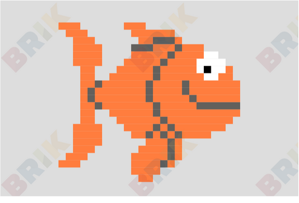 Goldfish Pixel Art
