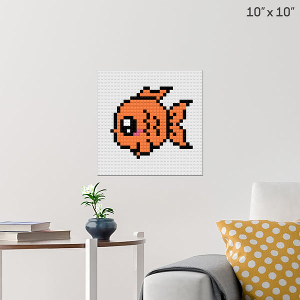 Goldfish Brick Poster