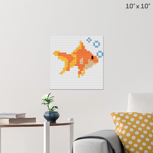Goldfish Brick Poster