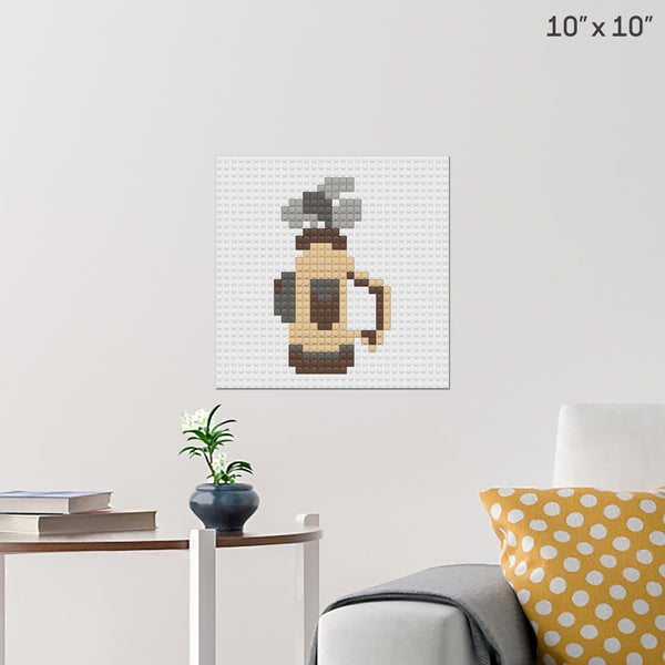 Golf Clubs Brick Poster