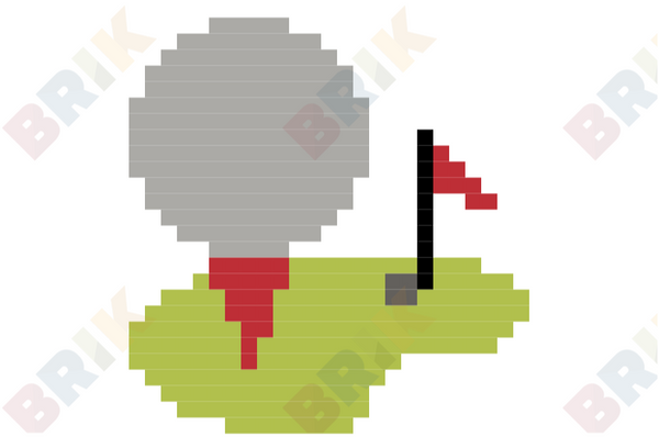 Golf Pixel Art