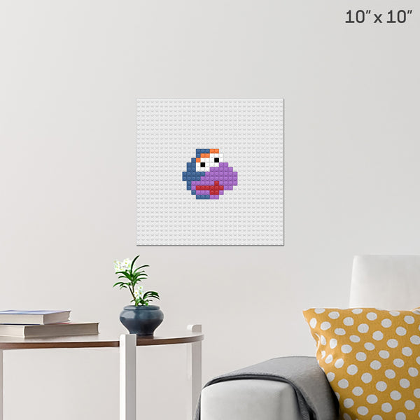 Gonzo Muppet Brick Poster