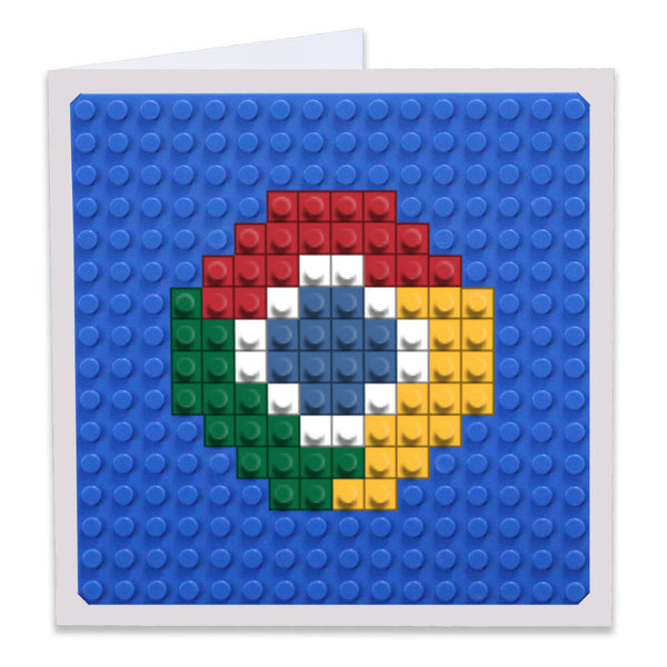 Google Chrome  small final Greeting Card