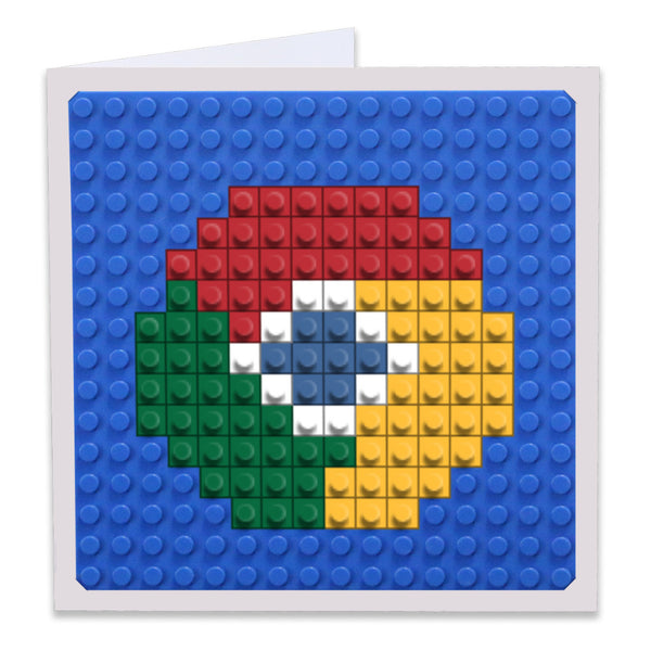 Google Chrome  small Greeting Card