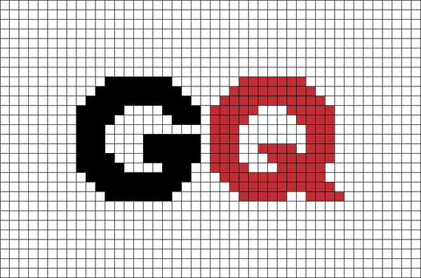 GQ Logo Pixel Art