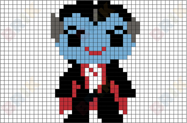 Grandpa Munster Pixel Art