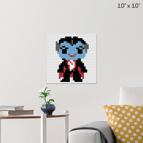 Grandpa Munster Brick Poster