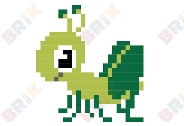 Grasshopper Pixel Art