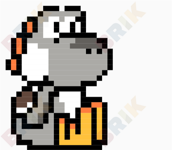 gray baby yoshi