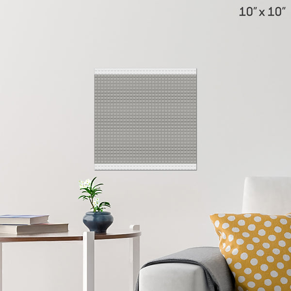 GRAY Brick Poster