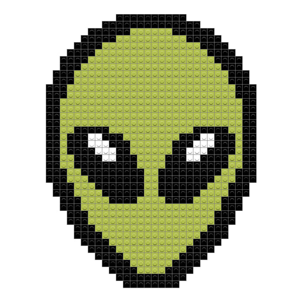 Green Alien Head