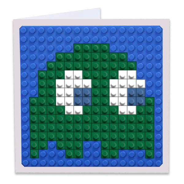Green Ghost Greeting Card