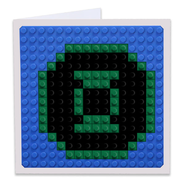 Green Lantern corp Greeting Card