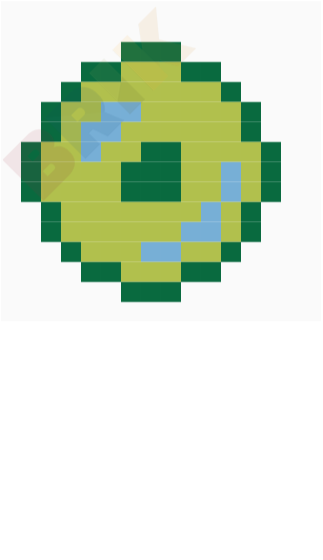 Green Pearl Pixel Art