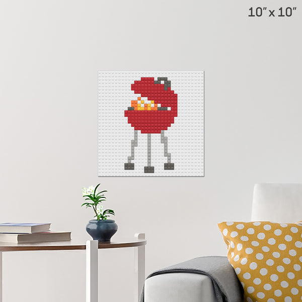 Grill Brick Poster