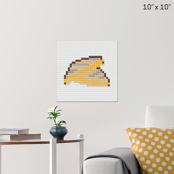 Grilled Cheese Sandwich Brick Poster