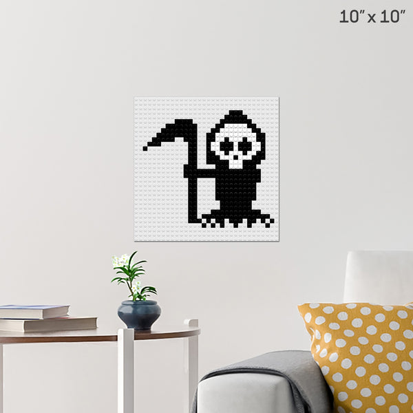 Grim Reaper Brick Poster