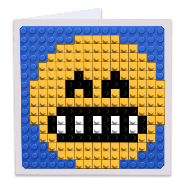 Grinning Face With Smiling Eyes Emoji Greeting Card