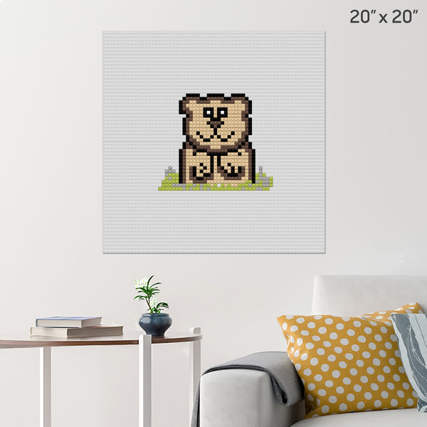 Ground Hog Brick Poster
