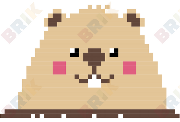 Groundhog Day Pixel Art